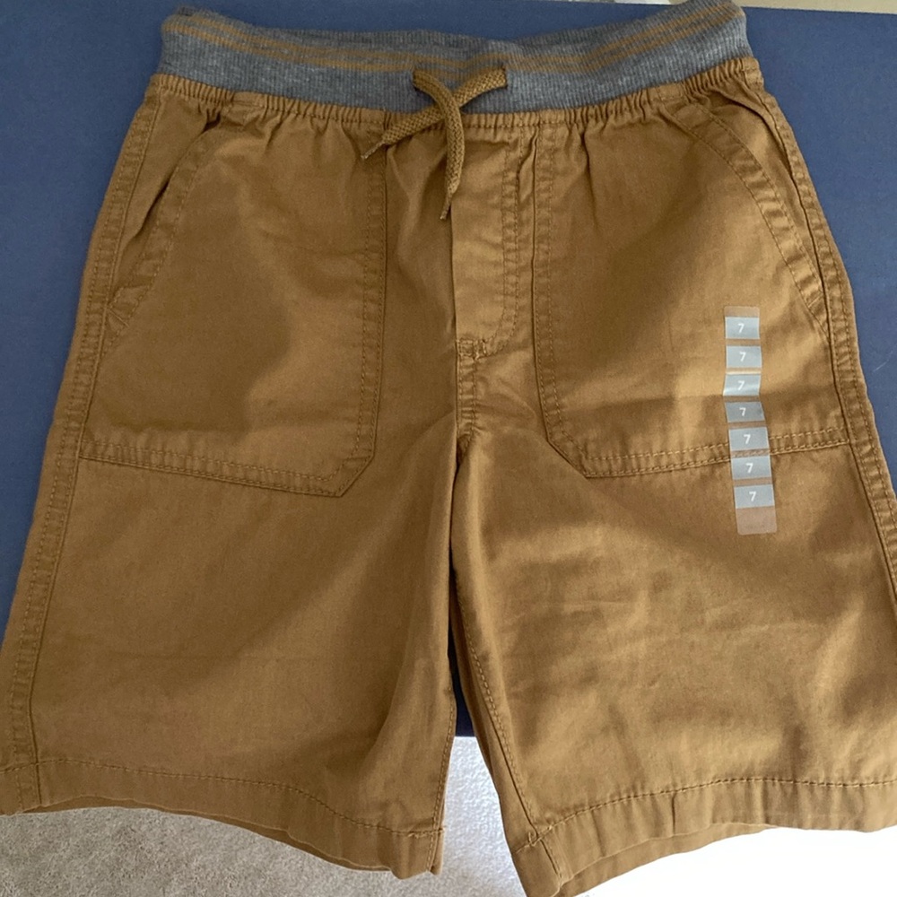 OshKosh B'gosh Tan and Gray Cargo Shorts
